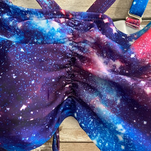 Galaxy Print High Waisted Bikini Size 22 - Picture 4 of 9